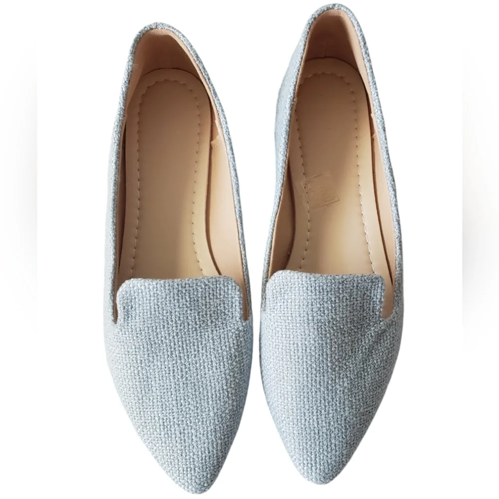 NWOT Flat Shoes Color Light Blue Size EU 40